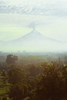 Merapi volcano, Java